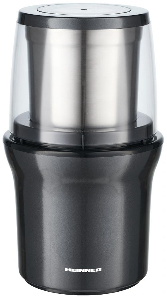 Кофемолка Heinner HCG200DGIX2 Роторная / Черный photo 1