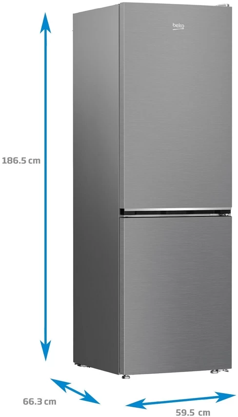 Frigider cu doua usi Beko B1RCNA364XB / 316 l / 186.5 cm / E / Gri photo 11