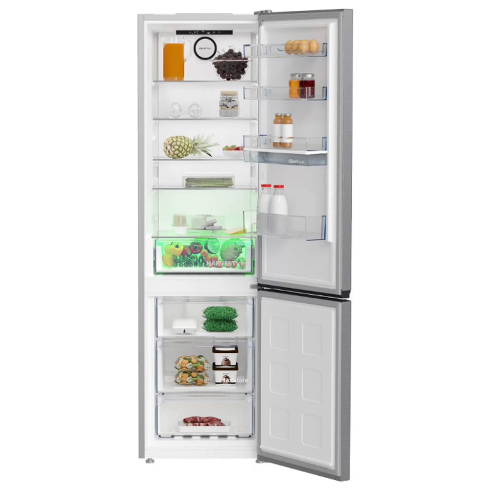 Frigider cu doua usi Beko B3RCNA404HDXB / 355 l / 203.5 cm / E / Gri photo 2
