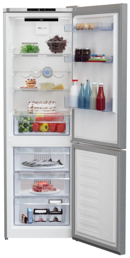 Холодильник двухдверный Beko RCNA366I40XB / 324 л / 185 см / A+++ / Серый photo 3