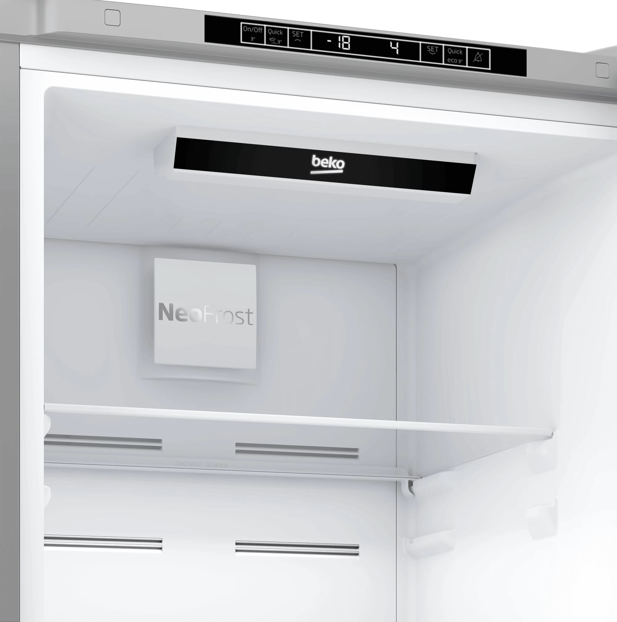 Холодильник двухдверный Beko RCNA406I30XB / 362 л / 201 см / A++ / Серый photo 4