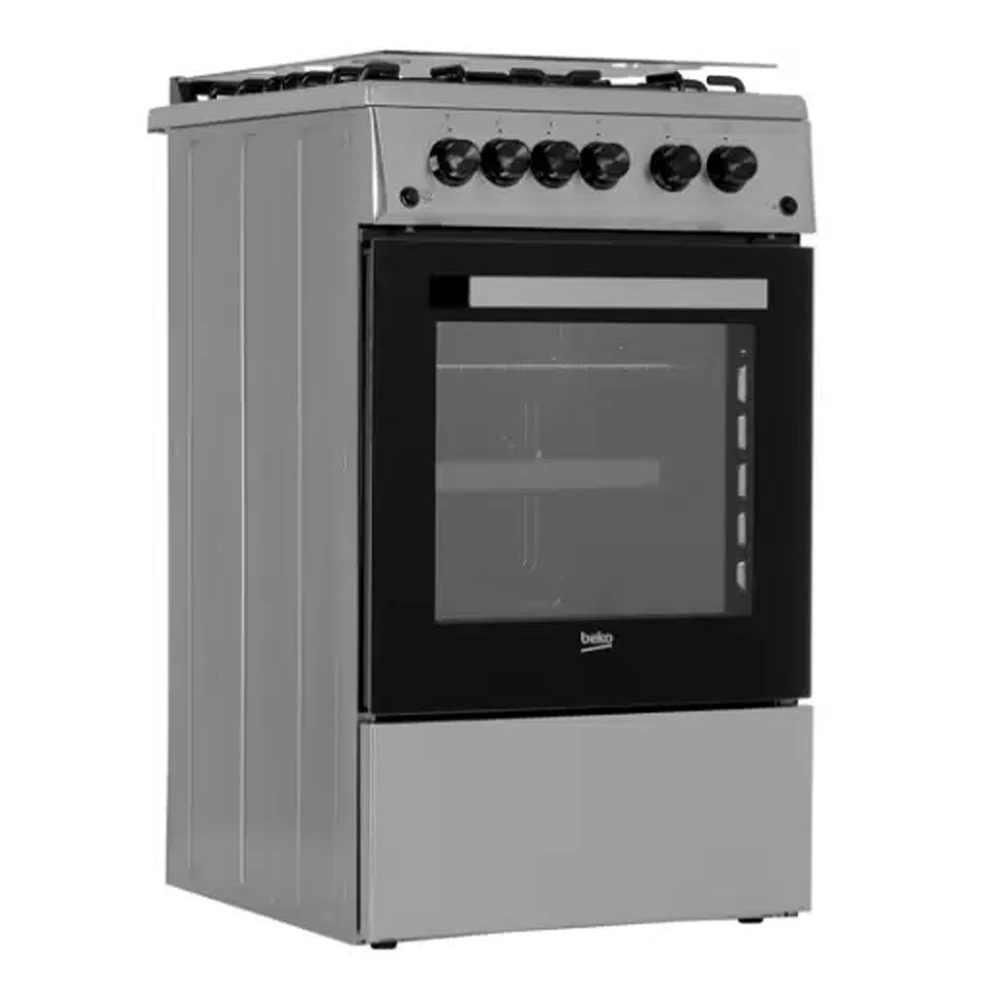 Газовая плита Beko FSGT52110DXO / 4 конфорок / 50 см / Серебристый photo 3