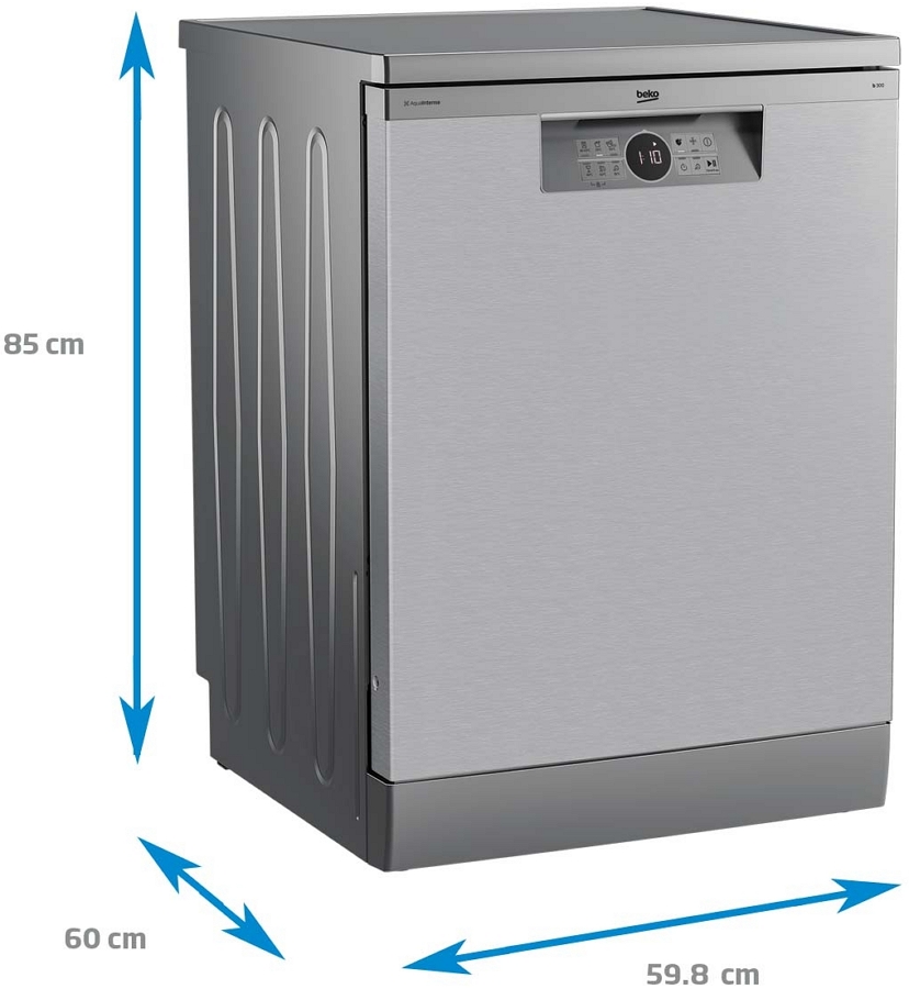 Masina de spalat vase Beko BDFN26521XQ Gri /15 Seturi /De dimensiune completa photo 5