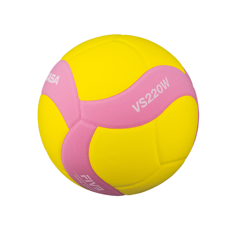 Minge voley Mikasa VS220W-YP / Marimea 5 / Galben-roz photo 1 Minge voley Mikasa VS220W-YP / Marimea 5 / Galben-roz photo 1