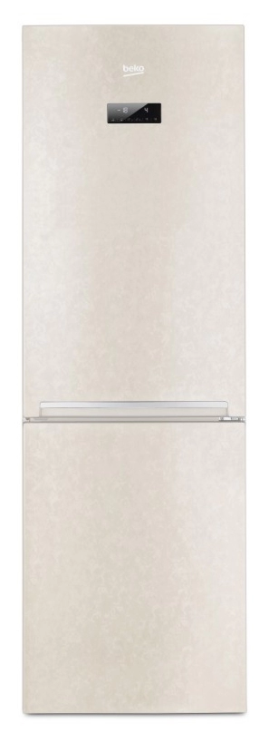 Холодильник двухдверный Beko RCNA365E30ZB / 316 л / 185 см / A++ / Бежевый photo 1