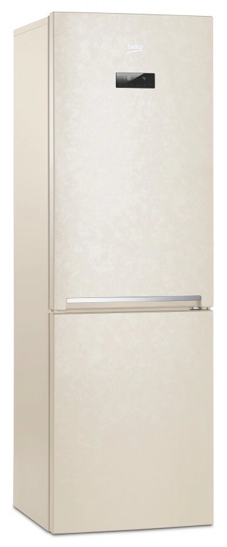 Холодильник двухдверный Beko RCNA365E30ZB / 316 л / 185 см / A++ / Бежевый photo 2