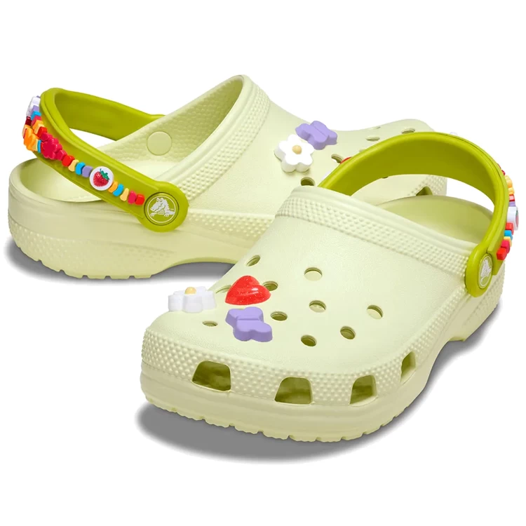 Slapi Crocs Classiс Friendship Bracelet pt Femei / 27-28 / Verde photo 4