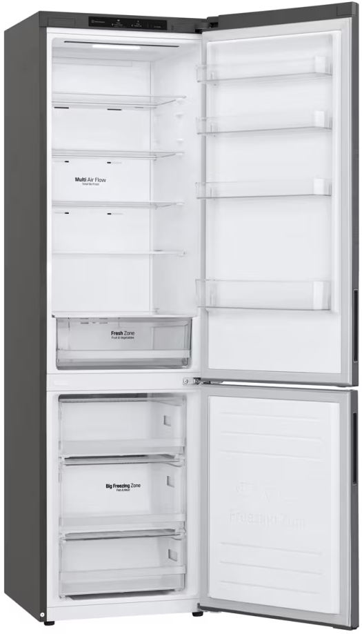 Frigider cu doua usi LG GWB509CLZM / 384 l / 203 cm / F / Gri photo 4