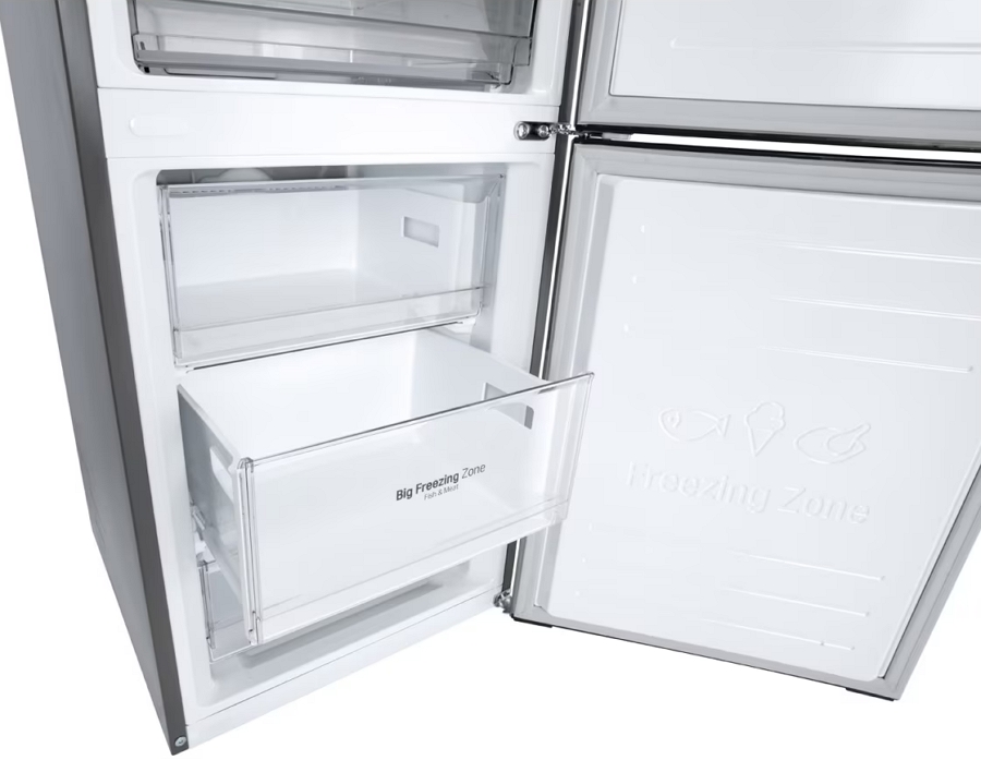 Frigider cu doua usi LG GWB509CLZM / 384 l / 203 cm / F / Gri photo 6