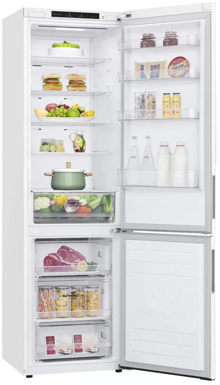 Холодильник двухдверный LG GW-B509CQZM / 364 л / 203 см / A++ / Белый photo 8