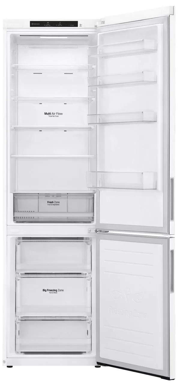 Холодильник двухдверный LG GW-B509CQZM / 364 л / 203 см / A++ / Белый photo 9