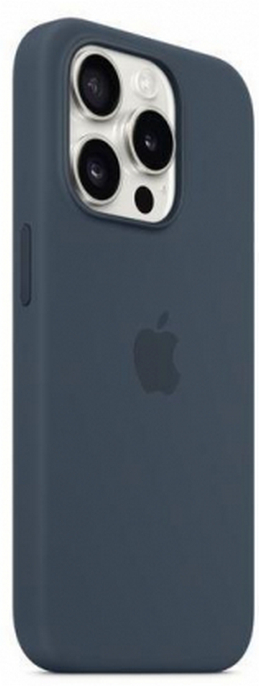 Чехол Для смартфона Apple iPhone 15 Pro Max Silicone Case Storm Blue (MT1P3ZM) Синий photo 2