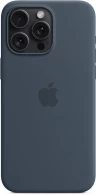 Husa Apple iPhone 15 Pro Max Silicone Case Storm Blue (MT1P3ZM) 