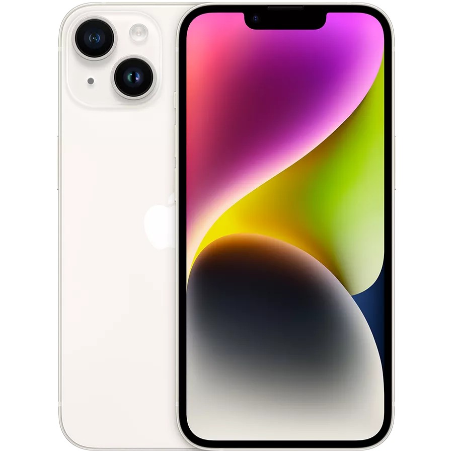 Смартфон Apple iPhone 14 128GB Starlight (MPUR3RX/A) photo 1 Смартфон Apple iPhone 14 128GB Starlight (MPUR3RX/A) photo 1