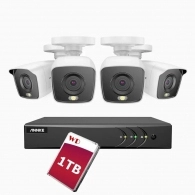 Комплект камер видеонаблюдения Annke  2 Mpx C51EM + DW41JD 