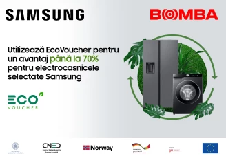 Participa la programul EcoVoucher și schimbă electrocasnicele Samsung