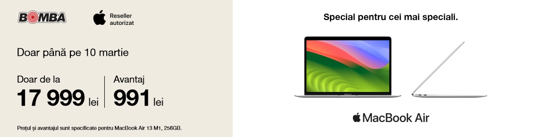 Prețuri speciale la Apple Macbook