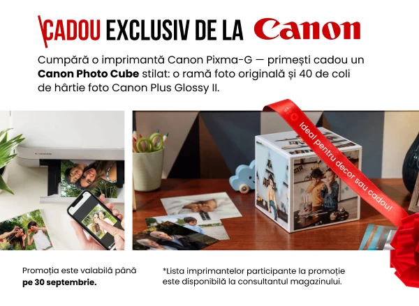 Cumpără Canon PIXMA-G și primești un cadou garantat!