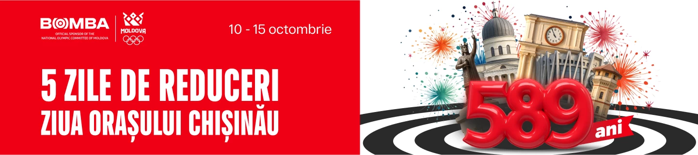 Ziua Orașului Chișinău — 5 zile de reduceri în toată Moldova