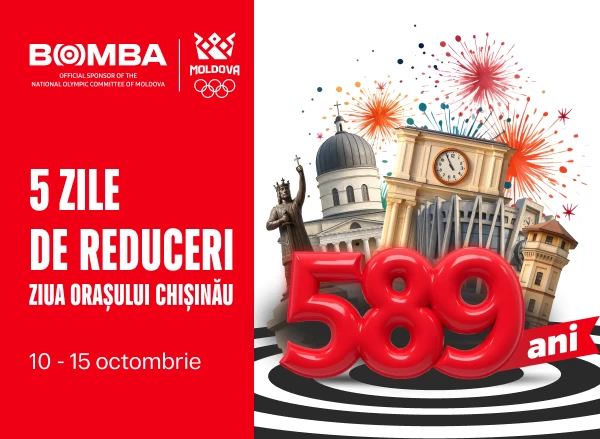 Ziua Orașului Chișinău — 5 zile de reduceri în toată Moldova