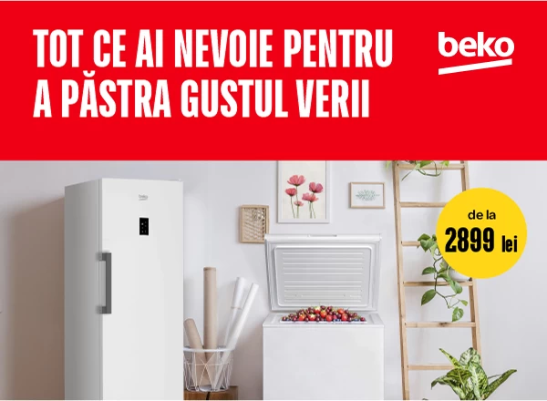 Gustul verii în fiecare zi – reduceri la congelatoare și lăzi frigorifice