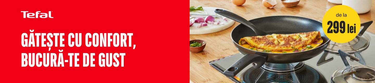 Înoim bucătăria cu Tefal: reduceri la veselă și accesorii