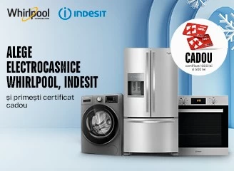 Cadouri garantate la electrocasnice Whirlpool si Indesit