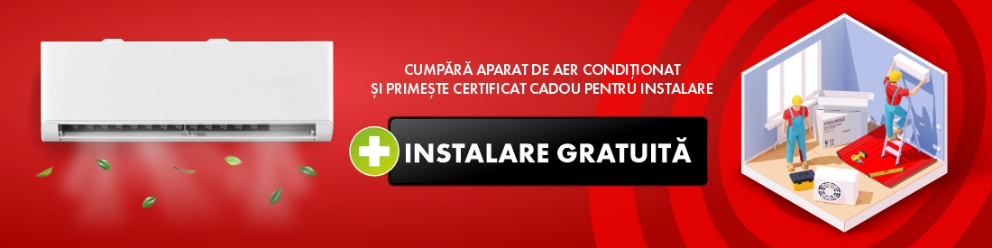 Bucură-te de o vară răcoroasă: Instalare gratuită a aparatelor de aer condiționat!