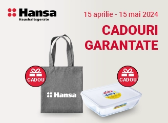 Cadouri garantate la procurarea tehnicii Hansa!