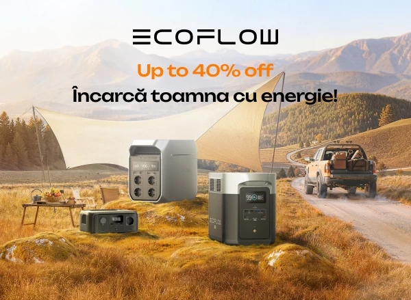 Reduceri până la 40% la stații portabile EcoFlow!
