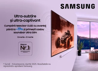 OLED Weeks – reduceri de până la 19% la televizoarele Samsung