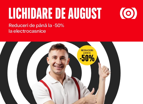 Super ofertă în august - Reduceri de până la -50% 