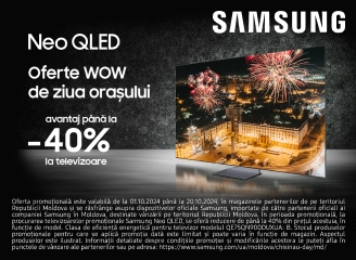 Televizoare ultra-moderne Samsung Neo QLED: reduceri de Ziua Orașului