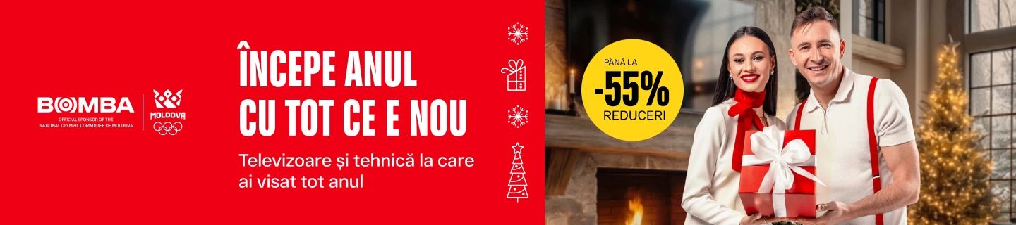 Dăruiți fericire de Anul Nou – reduceri de până la 55 %