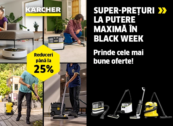 Karcher Black Friday 2025 — putere maximă la reduceri până la 25%