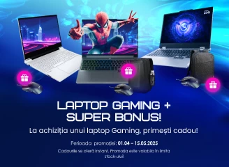 Super ofertă! Laptop de gaming + bonus garantat!