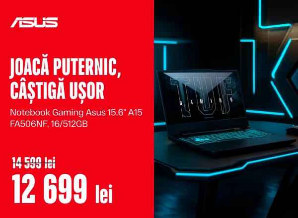 Laptopuri Gaming – modele de top la super prețuri