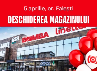 Deschiderea grandioasă a magazinului BOMBA în Fălești!